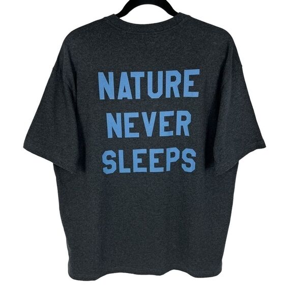 NEW Element Black Nature Never Sleeps Short Sleeve Graphic Tee Men’s Medium - Picture 1 of 8